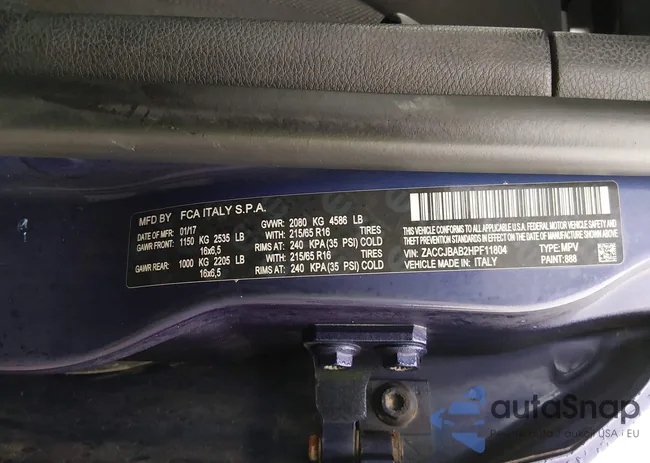 ZACCJBAB2HPF11804: 44578227