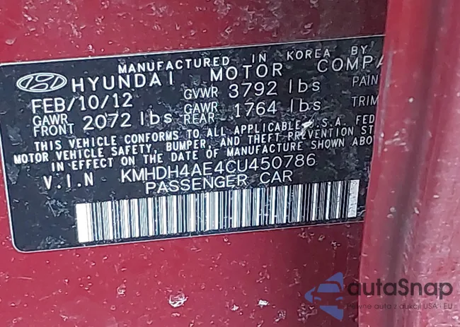 KMHDH4AE4CU450786: 44578295