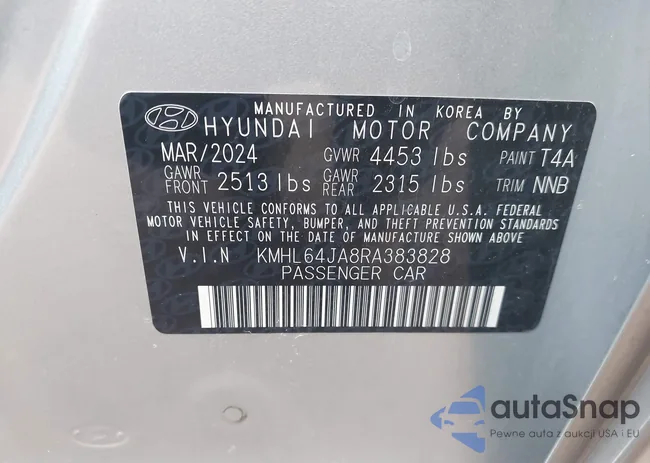 KMHL64JA8RA383828: 44578413