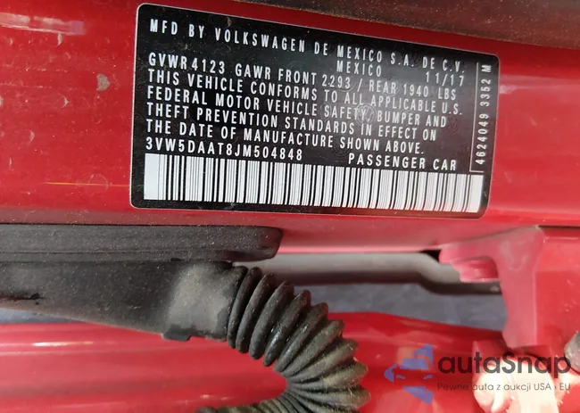 3VW5DAAT8JM504848: 44578486