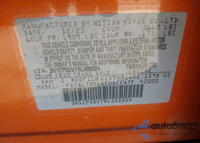 3N1CP5DV7RL505824: 44579604