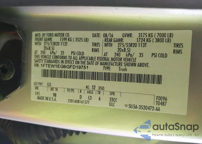 1FTEW1EG6GFD19751: 44579147