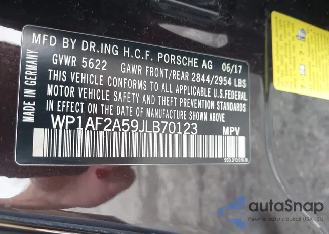 WP1AF2A59JLB70123: 44580845