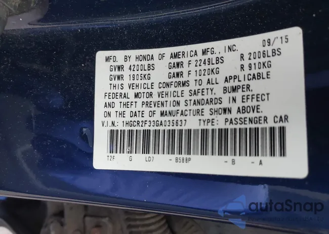 1HGCR2F33GA035637: 44580134