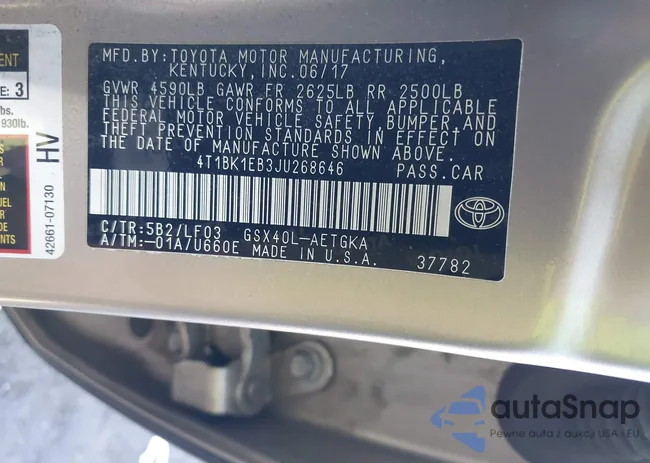 4T1BK1EB3JU268646: 44580380