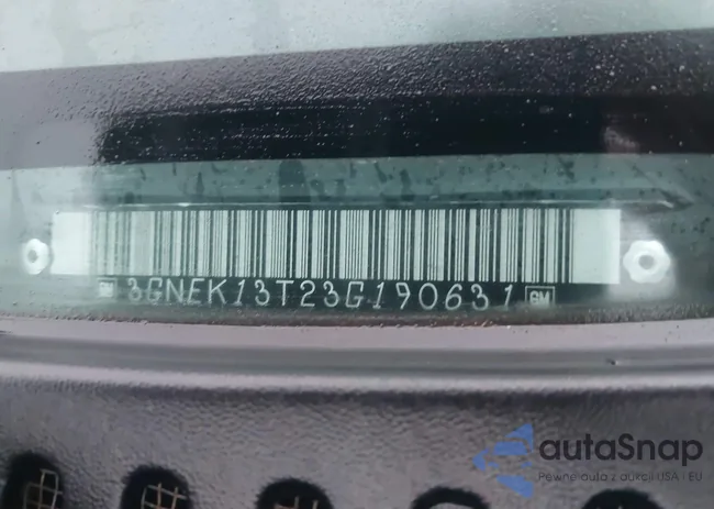 3GNEK13T23G190631: 44580486