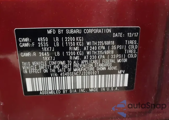 4S4BSENC7J3280921: 44581853