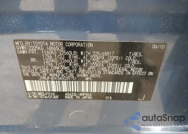 JTMJF4DV3A5035751: 44581892