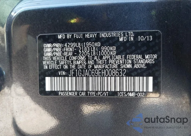 JF1GJAC69EH008632: 44581903