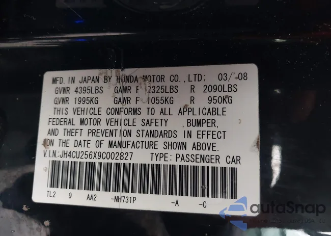 JH4CU256X9C002827: 44581958