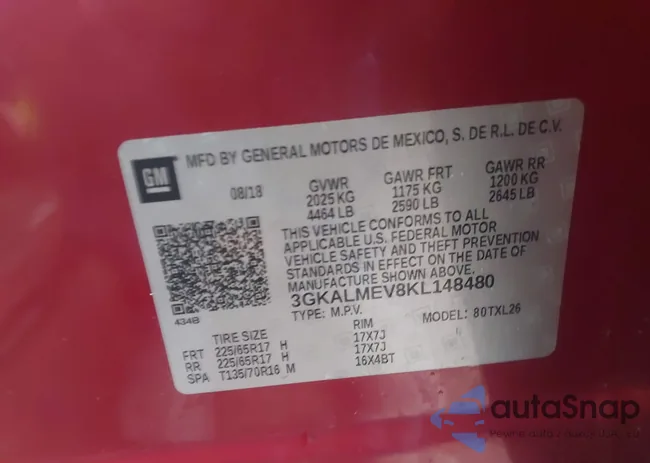 3GKALMEV8KL148480: 44581253