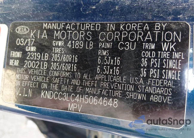 KNDCC3LC4H5064648: 44582815