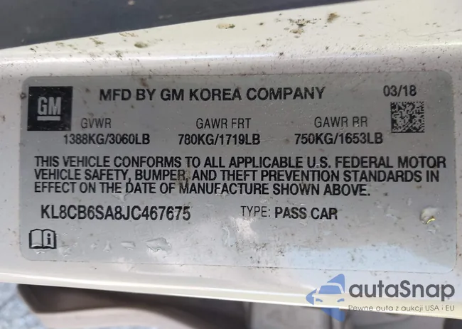 KL8CB6SA8JC467675: 44582824