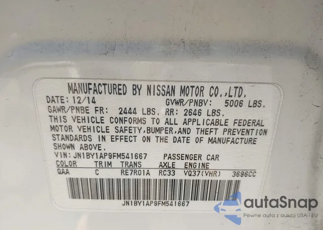 JN1BY1AP9FM541667: 44583513