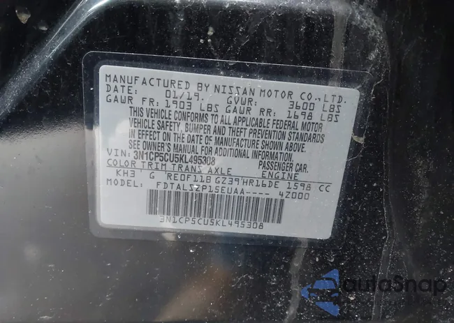 3N1CP5CU5KL495308: 44583640