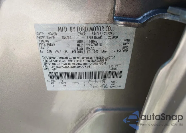 2FMDK36CX8BA90746: 44583829