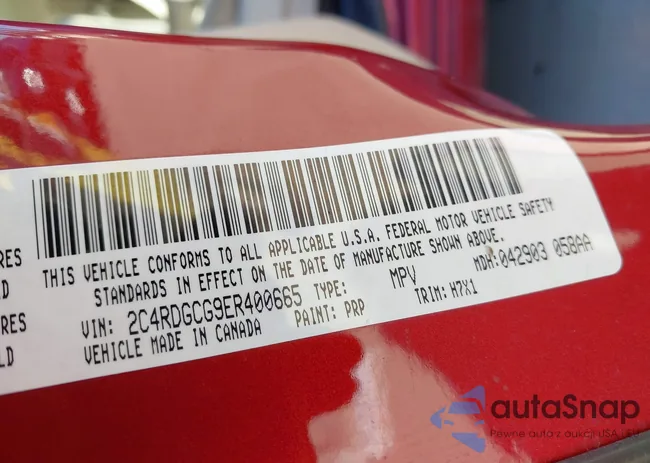 2C4RDGCG9ER400665: 44584060