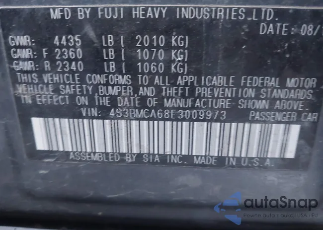 4S3BMCA68E3009973: 44583308