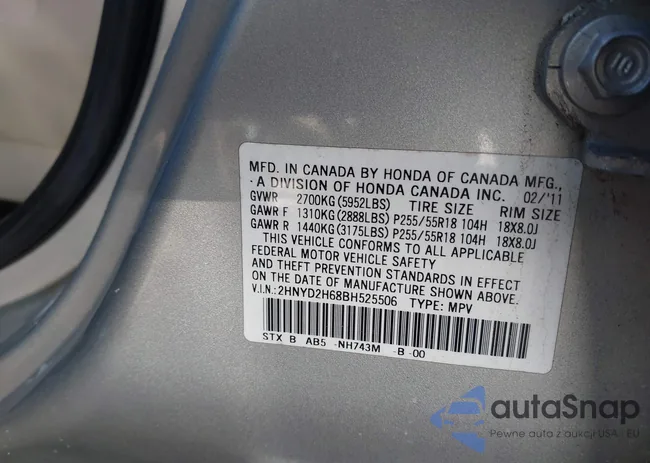 2HNYD2H68BH525506: 44583493