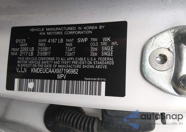 KNDEUCAAXM7196982: 44583495