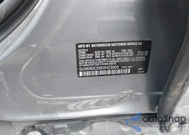 5UXKR0C59E0H23005: 44584566