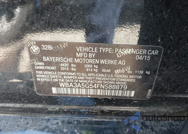 WBA3A5G54FNS88879: 44584753