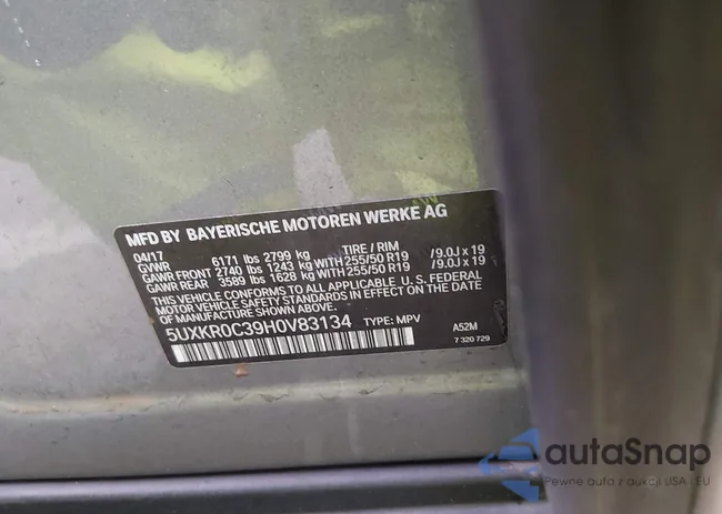 5UXKR0C39H0V83134: 44584797