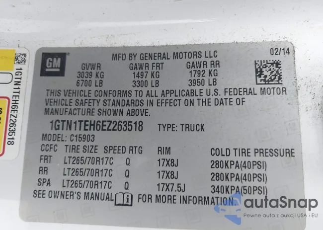 1GTN1TEH6EZ263518: 44584801