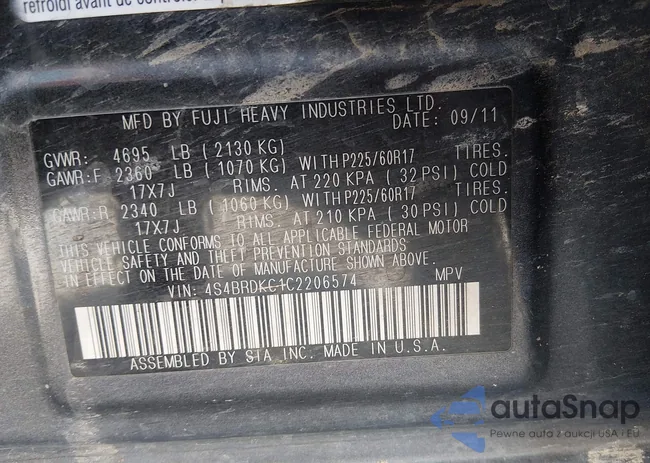 4S4BRDKC1C2206574: 44584946