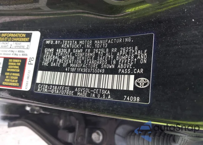 4T1BF1FK9EU755049: 44584252