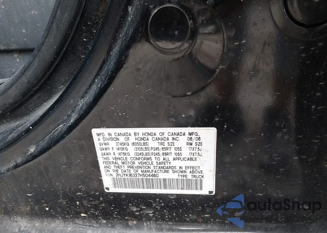 2HJYK16327H504460: 44584303