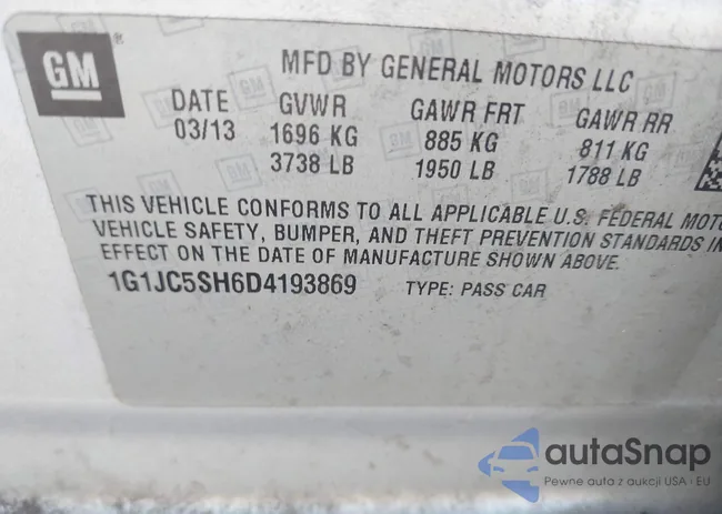 1G1JC5SH6D4193869: 44584455