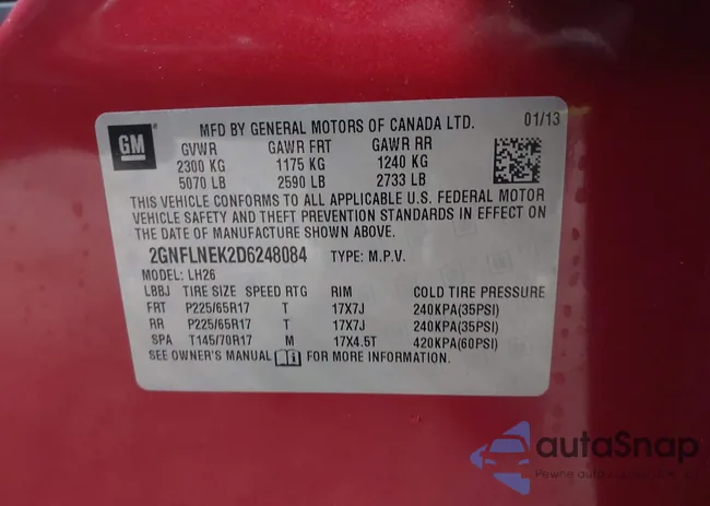 2GNFLNEK2D6248084: 44585822