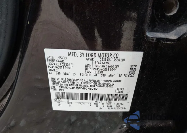 2FMDK4KC8DBC46787: 44585871