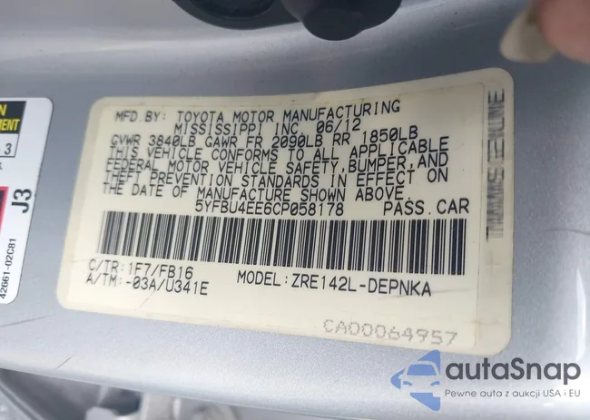 5YFBU4EE6CP058178: 44585997