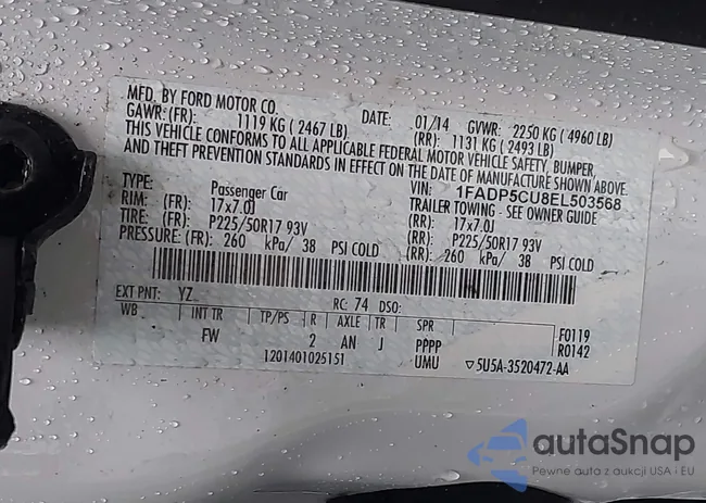 1FADP5CU8EL503568: 44586037