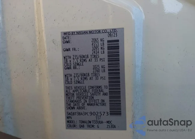 5N1BT3BA3PC902573: 44586572