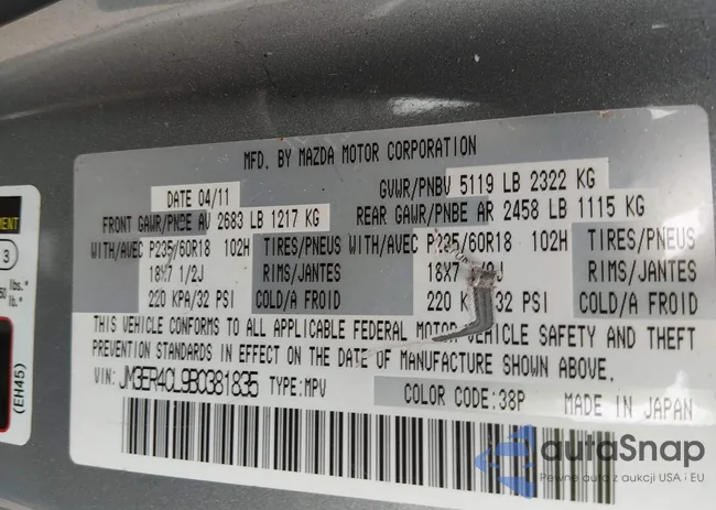 JM3ER4CL9B0381835: 44586719