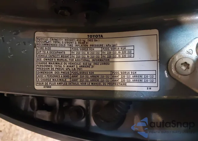 4T1BF28B72U227265: 44587005