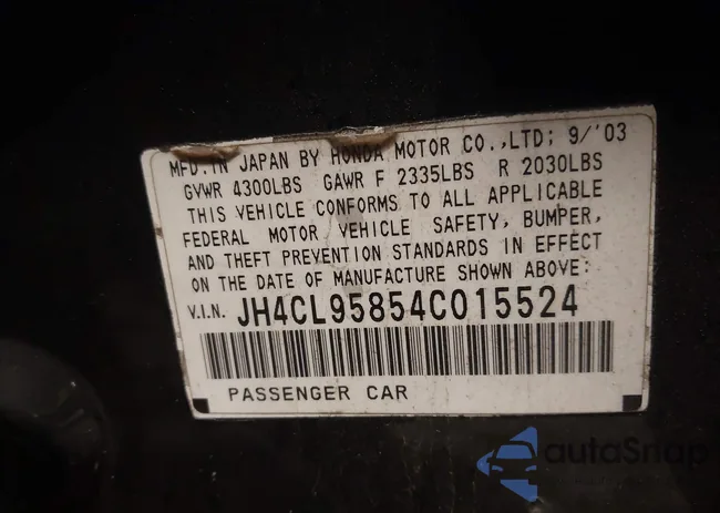 JH4CL95854C015524: 44586242