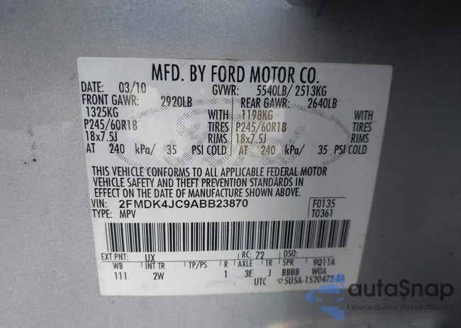 2FMDK4JC9ABB23870: 44586315