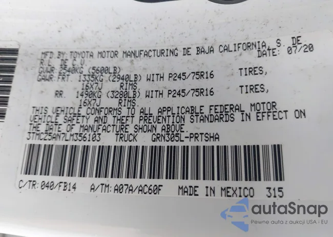 3TMCZ5AN7LM356103: 44586422