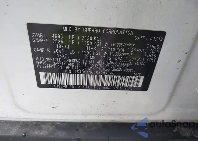 4S4BSANC2K3291948: 44587722