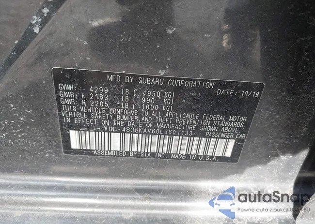 4S3GKAV60L3601133: 44588040