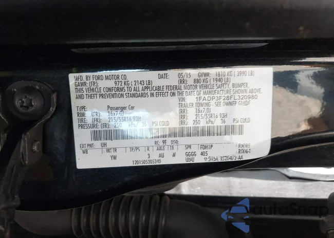 1FADP3F28FL320980: 44587393