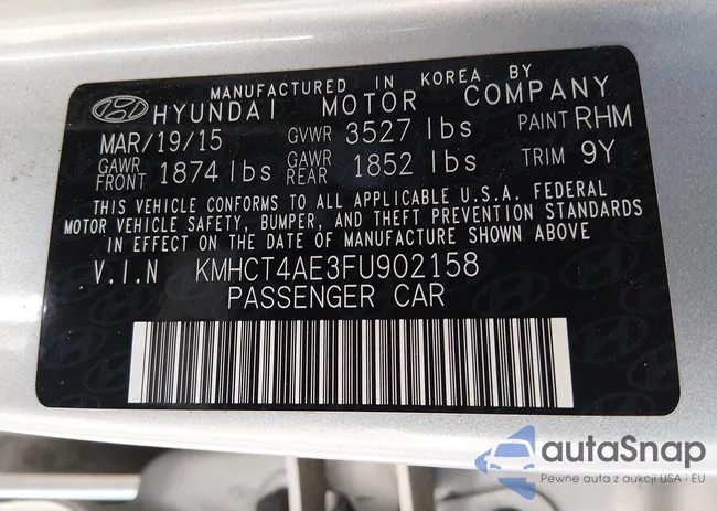 KMHCT4AE3FU902158: 44588610