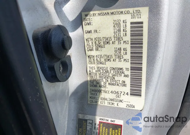 1N6BD0CT6CC406724: 44588832