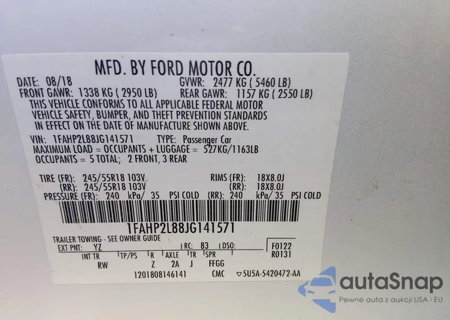 1FAHP2L88JG141571: 44588853