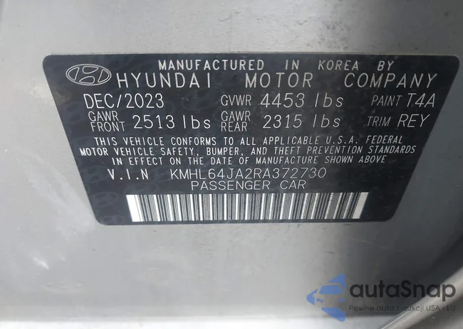 KMHL64JA2RA372730: 44588277