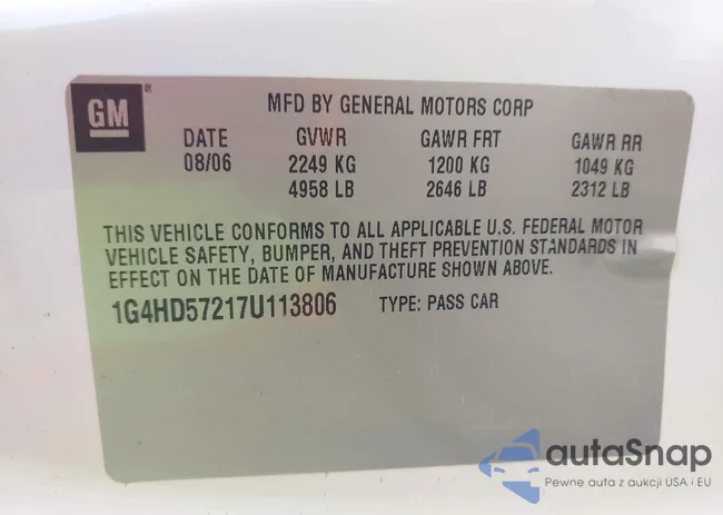 1G4HD57217U113806: 44589691
